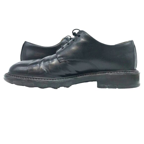 J. CREW Mens Shoes Dress Derby 7N Black Leather Plain Toe main image 8